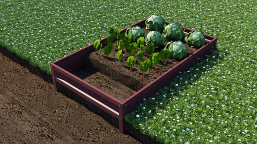 Градинска леха Primaterra 7м - Choco