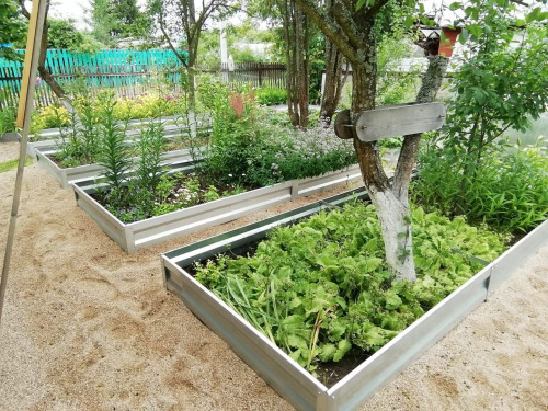 Градинска леха Primaterra 8м - Zinc