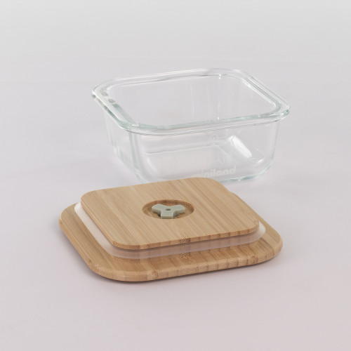 Eco стъклени контейнери Miniland 2×210 мл – Жабка