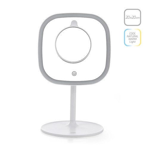 LED козметично огледало за грим Luigi Ferrero FR-805M - 20x20 см