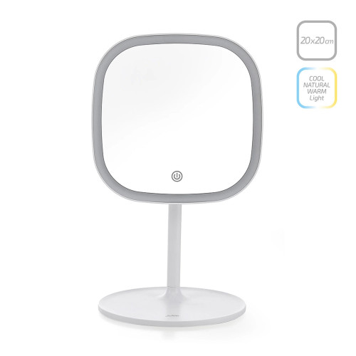 LED козметично огледало за грим Luigi Ferrero FR-805M - 20x20 см