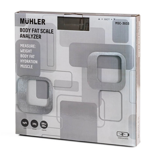 Електронна везна-анализатор Muhler MSC-3033- сив- до 180 кг