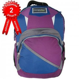 Градска раница ONE POLAR в лилаво с анатомичен гръб