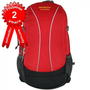 Лилава градска раница ONE POLAR с анатомичен гръб