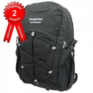 Градска раница ONE POLAR Черна, 18L, с анатомичен гръб