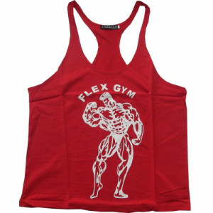 Потник за фитнес -Червен - Размер XL