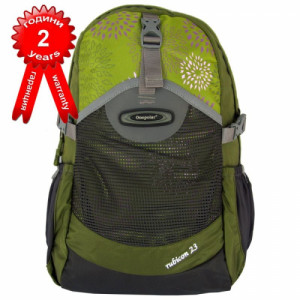 Раница Onepolar 2г. Гаранция- подарък ученически пособия- Зелена