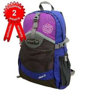 Раница Onepolar 2г. с подарък ученически пособия- Лилава