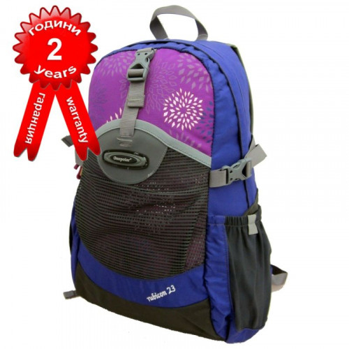 Раница Onepolar 2г. с подарък ученически пособия- Лилава