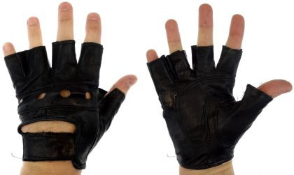 Ръкавици за колоездене и фитнес - естествена кожа