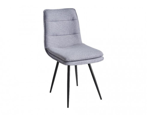 Трапезен стол К-355 - сив с черни крака