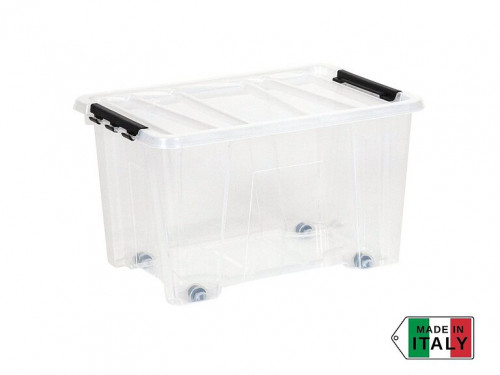 Кутията за съхранение Dea Home 15 л с колелца