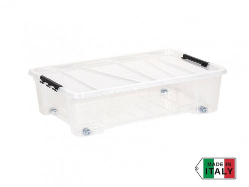 Кутията за съхранение Dea Home 25 л с колелца