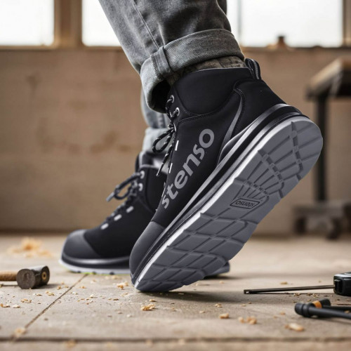 Работни обувки JETT - BLACK ANKLE MF S3