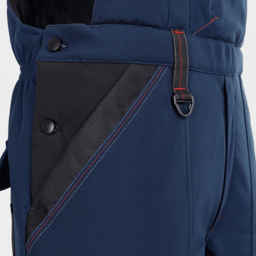 Работен полугащеризон REVOLT SOFTSHELL WINTER NAVY - BLUE/BLACK