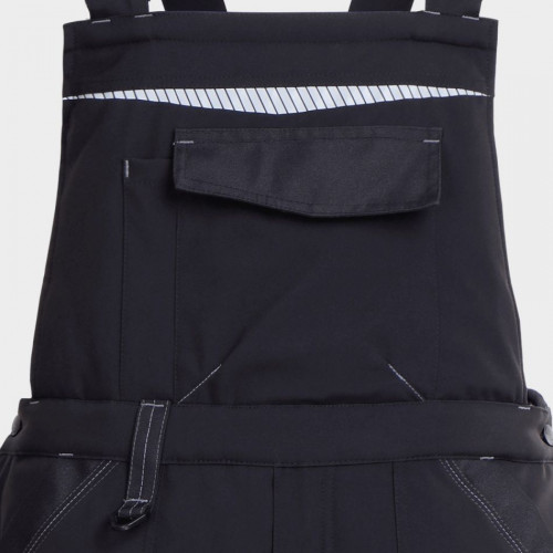 Работен полугащеризон REVOLT SOFTSHELL WINTER - BLACK