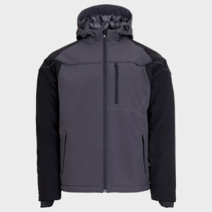 Софтшел яке PRISMA SOFTSHELL WINTER - DARK GREY/BLACK