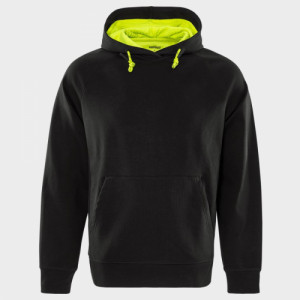 Суитшърт FRISTADS HOODED STRETCH BLACK