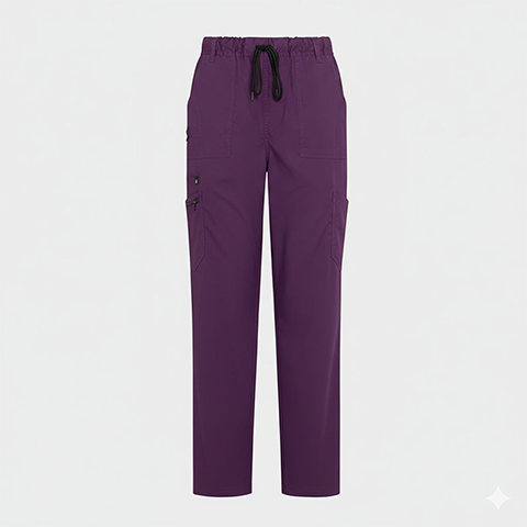 Медицински панталон Bwell DANTE - Eggplant