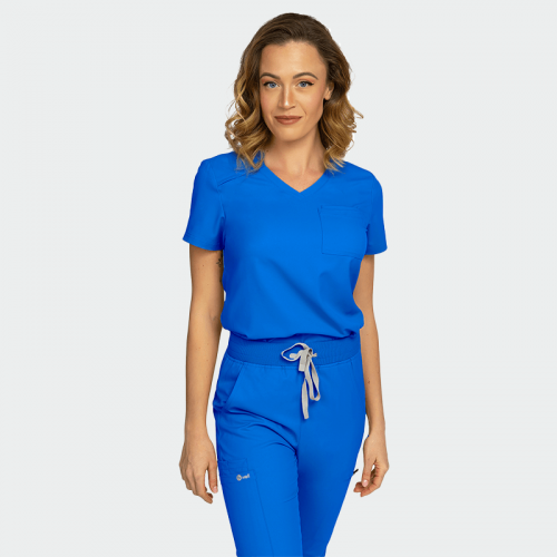 Медицинска туника Bwell AURELIA Tunic- Кралско синя