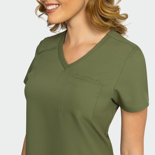 Медицинска туника Bwell AURELIA Tunic Olive