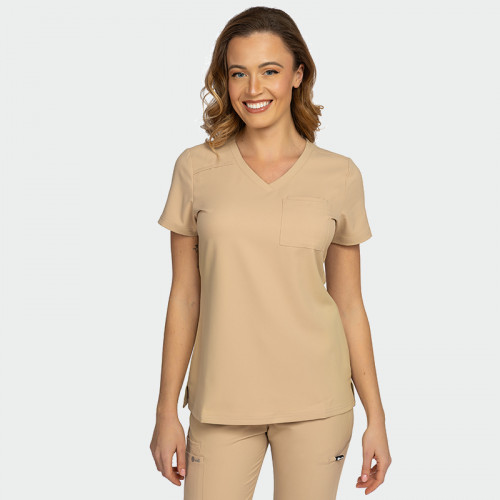 Медицинска туника Bwell AURELIA Tunic Latte