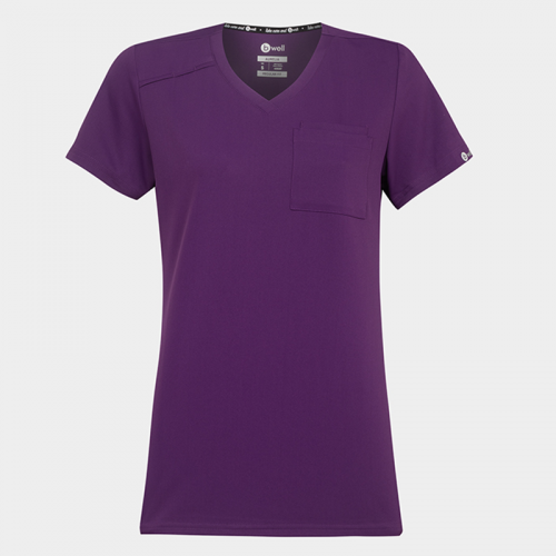 Медицинска туника Bwell AURELIA Tunic Eggplant