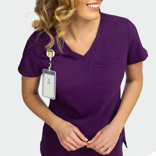 Медицинска туника Bwell AURELIA Tunic Eggplant