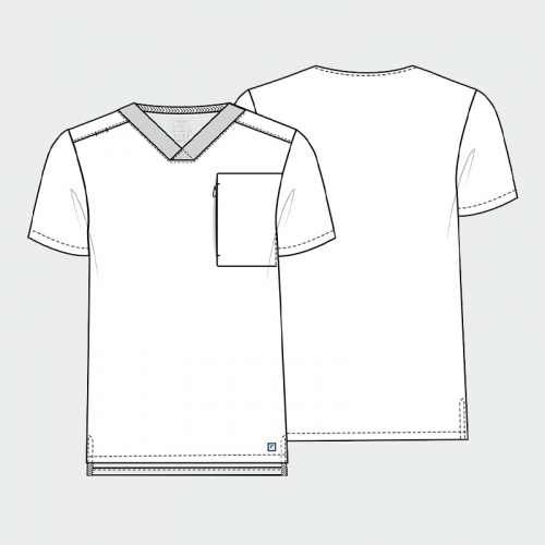 Медицинска туника CHEROKEE CK718A Черена