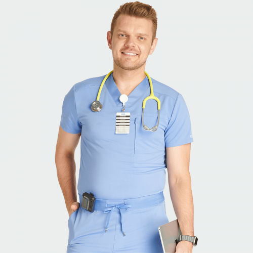 Медицинска туника CHEROKEE CK718A Светлосиня