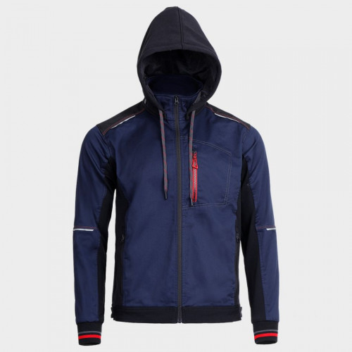Работно яке REVOLT 4STRETCH NAVY BLUE/BLACK/RED