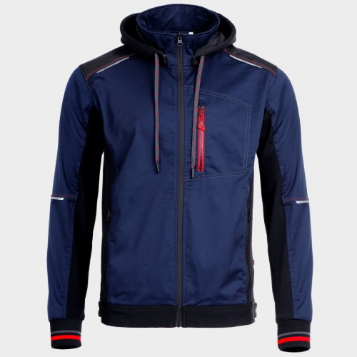 Работно яке REVOLT 4STRETCH NAVY BLUE/BLACK/RED