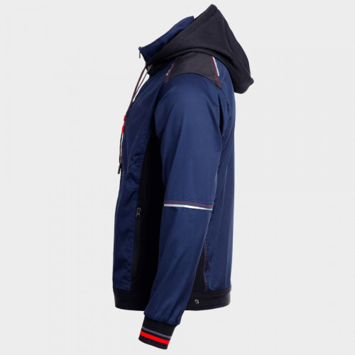 Работно яке REVOLT 4STRETCH NAVY BLUE/BLACK/RED