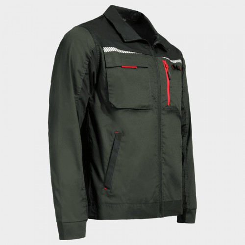 Работно яке PRISMA LIGHT STRETCH OLIVE/BLACK
