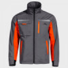 Работно яке PRISMA LIGHT STRETCH GREY/ORANGE-megahome.bg
