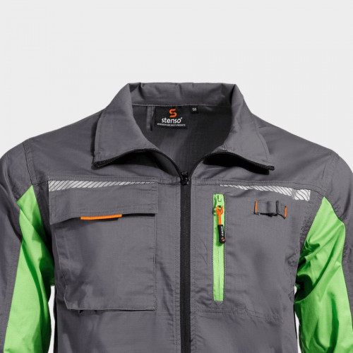 Работно яке PRISMA LIGHT STRETCH GREY/GREEN