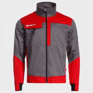 Работно яке EOS STRETCH RED/GREY