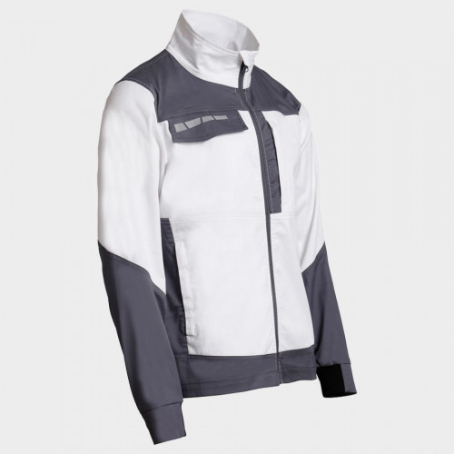 Работно яке EOS STRETCH WHITE/DARK GREY