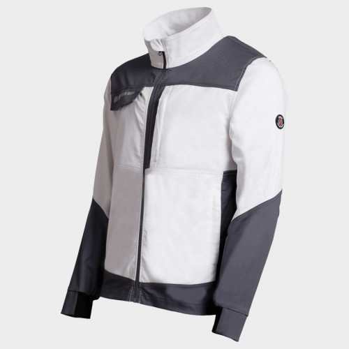 Работно яке EOS STRETCH WHITE/DARK GREY