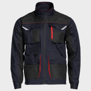 Работно яке KASTOR STRETCH DARK BLUE/RED