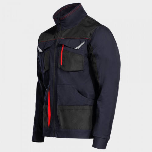 Работно яке KASTOR STRETCH DARK BLUE/RED