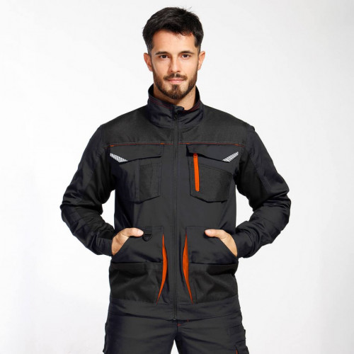 Работно яке KASTOR STRETCH GREY/ORANGE