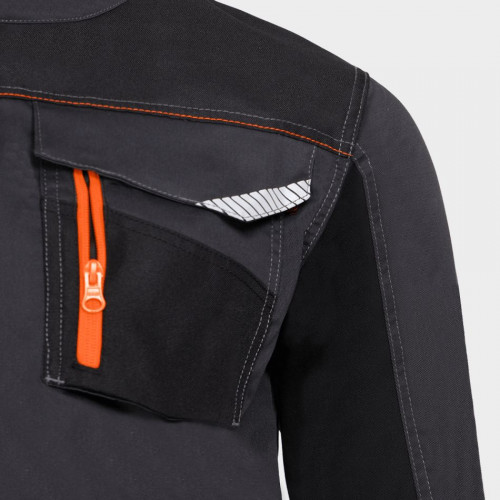 Работно яке KASTOR STRETCH GREY/ORANGE