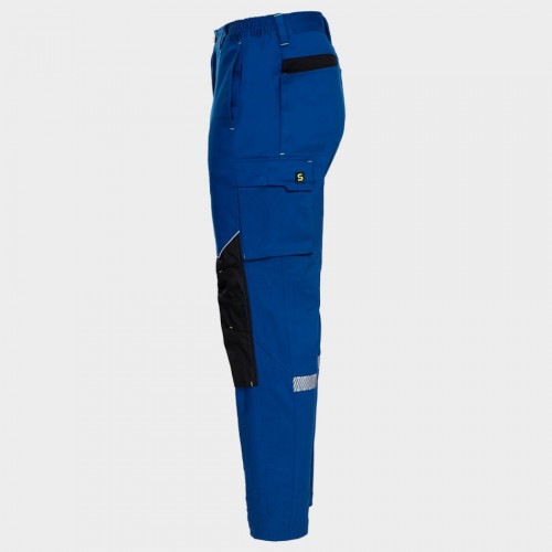 Работен панталон MELBOURNE STRETCH SPECIAL ROYAL BLUE/BLACK