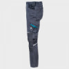 Работен панталон REVOLT 4STRETCH GREY/BLACK/PETROL-megahome.bg