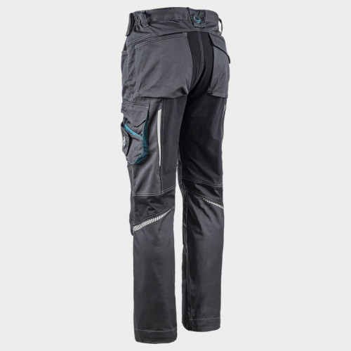 Работен панталон REVOLT 4STRETCH GREY/BLACK/PETROL