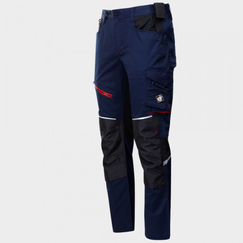 Работен панталон REVOLT 4STRETCH NAVY BLUE/BLACK