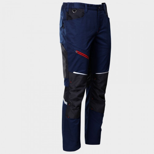 Работен панталон REVOLT 4STRETCH NAVY BLUE/BLACK