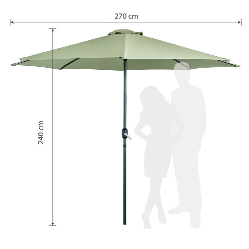 Градински чадър 270x240 см - Muhler