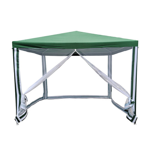 Градинска шатра Muhler G1015-NET 300x300cm, зелена с мрежи